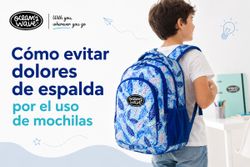 Cómo evitar dolores de espalda por el uso de mochilas: consejos para cuidar la salud de los estudiantes