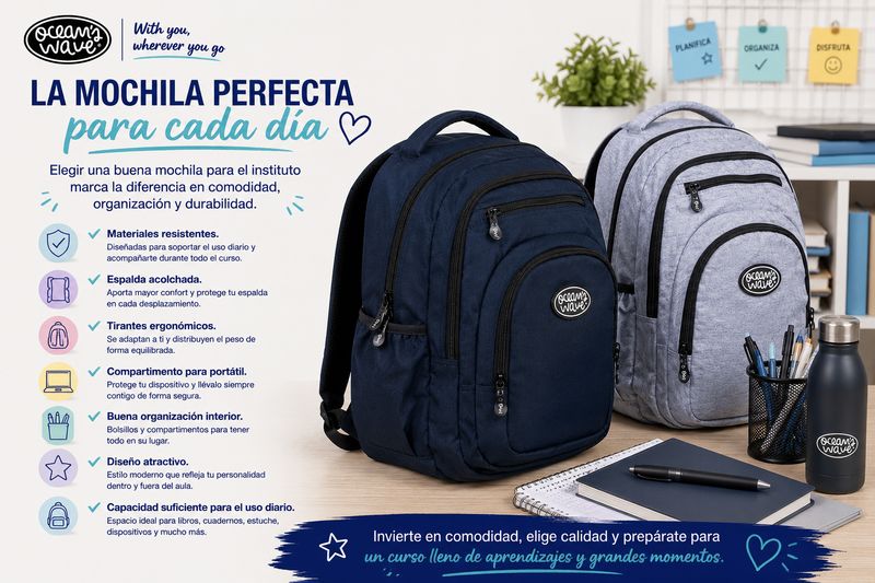 Conclusión: ¿Qué mochila elegir para secundaria?