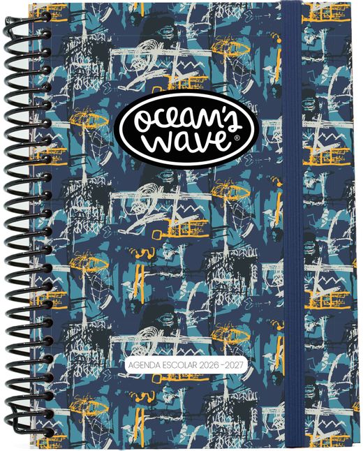 Agenda escolar 26-27 Fabric. Din A6. Día/página. Tapa dura