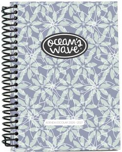 Agenda escolar 26-27 Flora. Din A6. Día/página. Tapa plástico