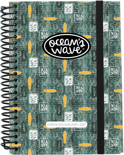 Agenda escolar 26-27 Kamil. Din A5. Semana vista. Tapa dura