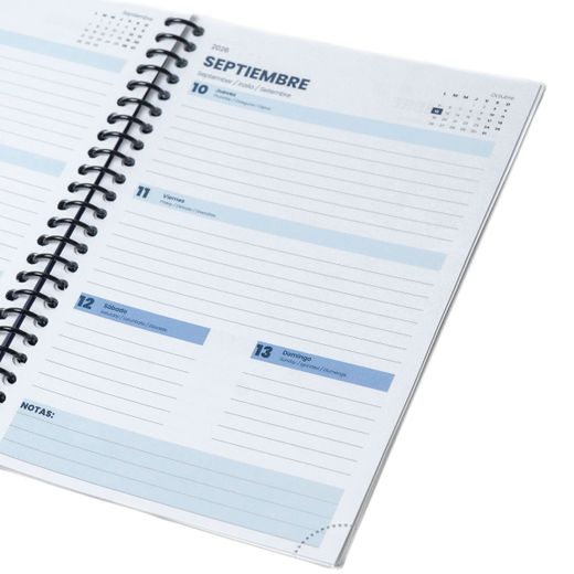 Agenda escolar 26-27 Kamil. Din A5. Semana vista. Tapa dura