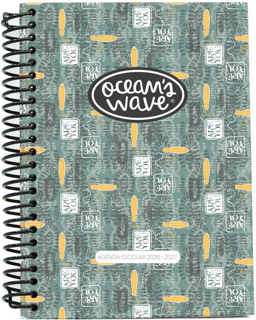 Agenda escolar 26-27 Kamil. Din A5. Semana vista. Tapa plástico
