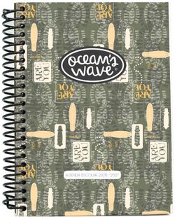 Agenda escolar 26-27 Keita. Din A6. Día/página. Tapa plástico
