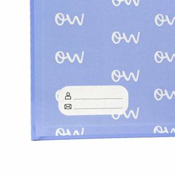 Carpeta A4 de 4 Anillas Azul tendencia. Recambio 100 Hojas+20 GRATIS