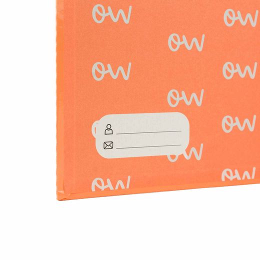 Carpeta A4 de 4 Anillas Naranja tendencia. Recambio 100 Hojas+20 GRATIS