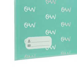 Carpeta A4 de 4 Anillas Verde pastel. Recambio 100 Hojas+20 GRATIS