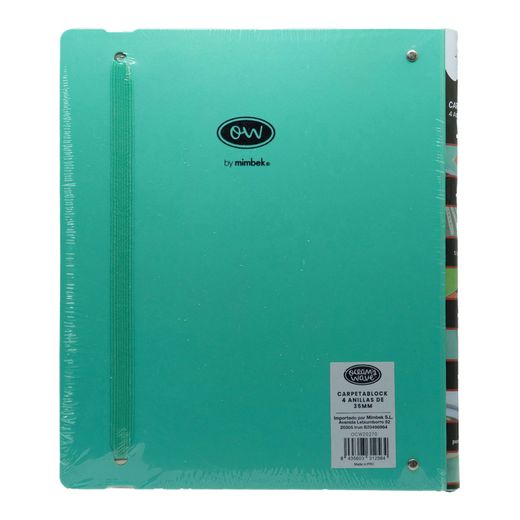 Carpeta LakeLand Verde pastel. Carpeblock Din A4 completo