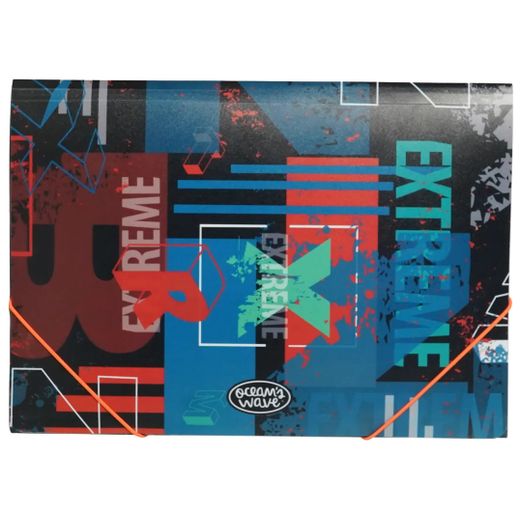 Carpeta con gomas y solapas Extreme