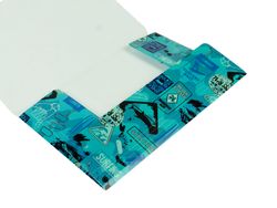 Carpeta con gomas y solapas Surf