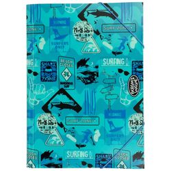 Carpeta con gomas y solapas Surf