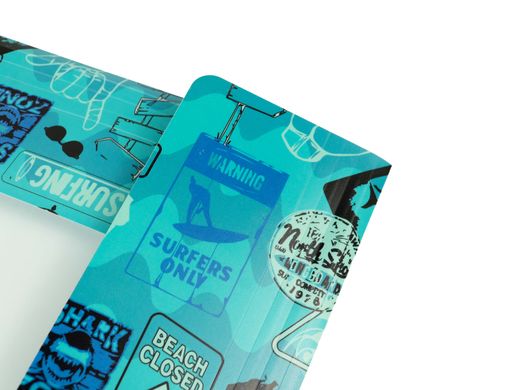 Carpeta con gomas y solapas Surf