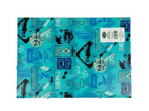 Carpeta con gomas y solapas Surf