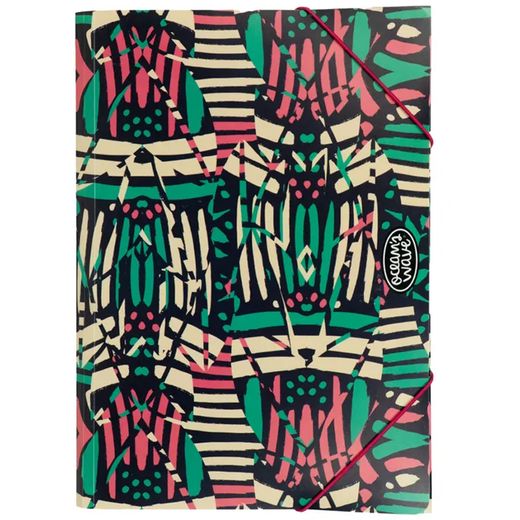 Carpeta con gomas y solapas Tribal