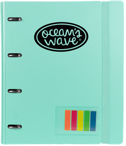 Carpeta Lakeland Verde pastel. Carpeblock Din A5 completo