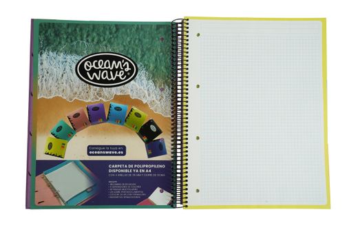 Cuaderno A4 Microperforado 5 colores
