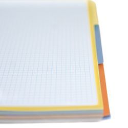 Cuaderno A4 microperforado con separadores