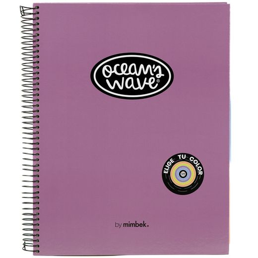 Cuaderno A4 microperforado con separadores