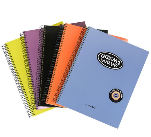Cuaderno A4 microperforado con separadores