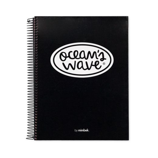 Cuaderno A4 Microperforado tapa encuadernada Negro