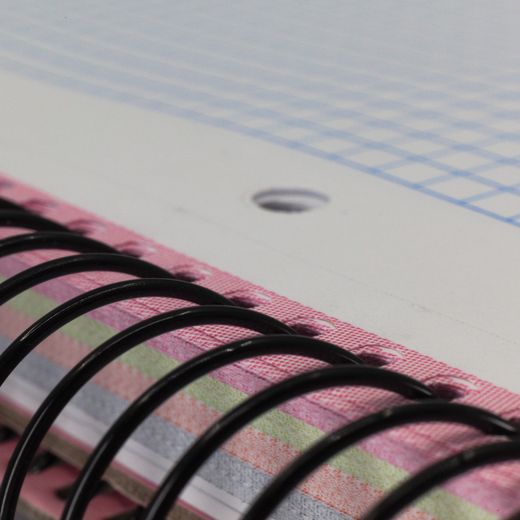 Cuaderno A4 Microperforado tapa encuadernada Neón