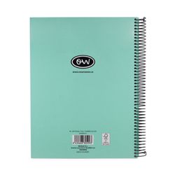 Cuaderno A4 Microperforado tapa encuadernada Pastel