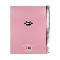 Cuaderno A4 Microperforado tapa encuadernada Pastel