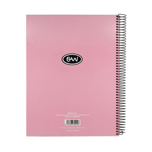 Cuaderno A4 Microperforado tapa encuadernada Pastel