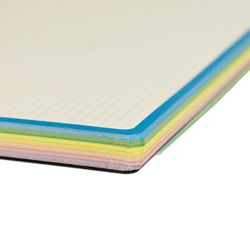 Cuaderno A4 tapa plástico 150 hojas 80 grs. Azul