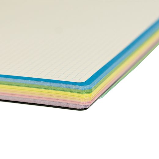Cuaderno A4 tapa plástico 150 hojas 80 grs. Neón