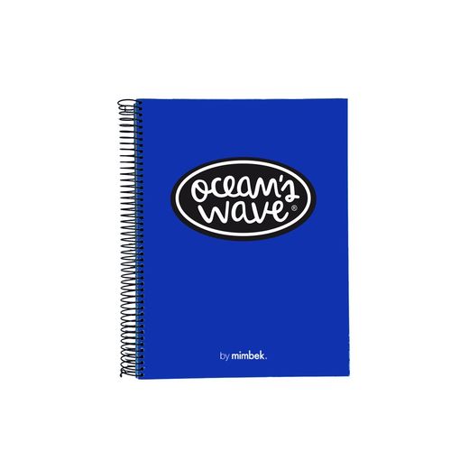 Cuaderno A5 Microperforado tapa encuadernada Azul