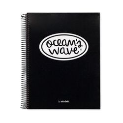 Cuaderno A5 Microperforado tapa encuadernada Negro
