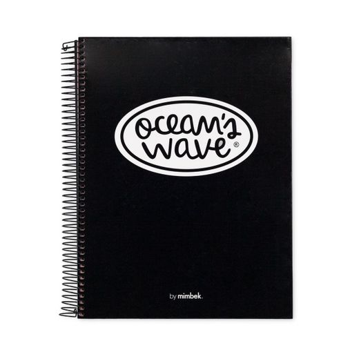 Cuaderno A5 Microperforado tapa encuadernada Negro