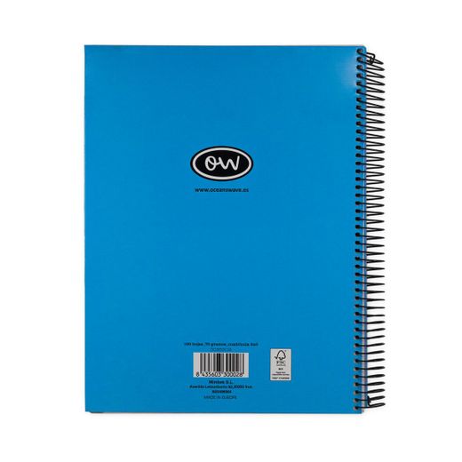 Cuaderno A5 Microperforado tapa encuadernada Neón