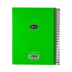 Cuaderno A5 Microperforado tapa encuadernada Neón