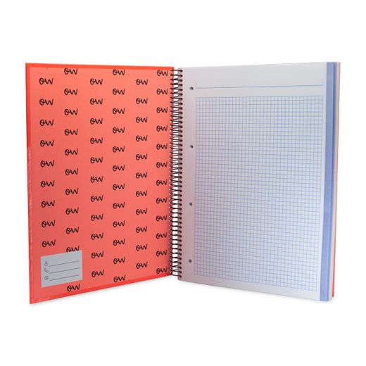 Cuaderno A5 Microperforado tapa encuadernada Neón