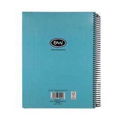 Cuaderno A5 Microperforado tapa encuadernada Pastel
