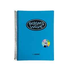 Cuaderno A5 tapa plástico 150h 80gr Neón