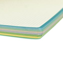 Cuaderno A5 tapa plástico 150h 80gr Pastel