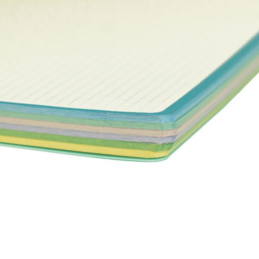 Cuaderno A5 tapa plástico 150h 80gr Pastel