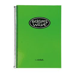 Cuaderno Cuarto tapa encuadernada Neón