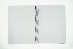 Cuaderno Cuarto tapa plástico Azul