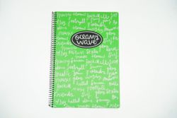 Cuaderno Cuarto tapa plástico Neón