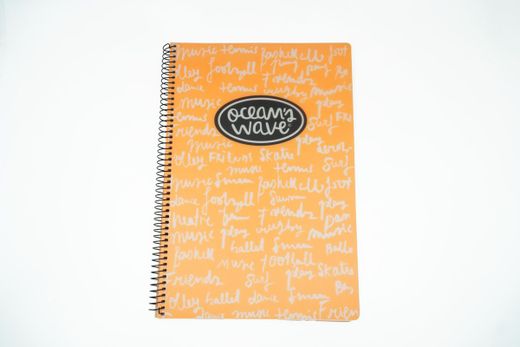 Cuaderno Cuarto tapa plástico Neón