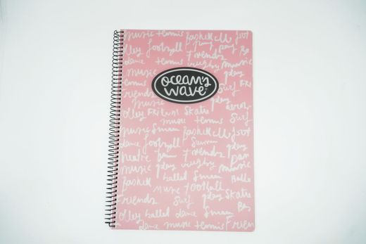 Cuaderno Cuarto tapa plástico Pastel