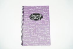 Cuaderno Cuarto tapa plástico Pastel