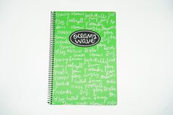 Cuaderno Folio Tapa Plástico Neón
