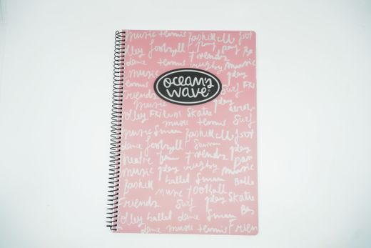 Cuaderno Folio Tapa Plástico Pastel
