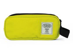 Estuche 3 Cremalleras Amarillo Neón