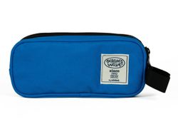 Estuche 3 Cremalleras Azul Oscuro